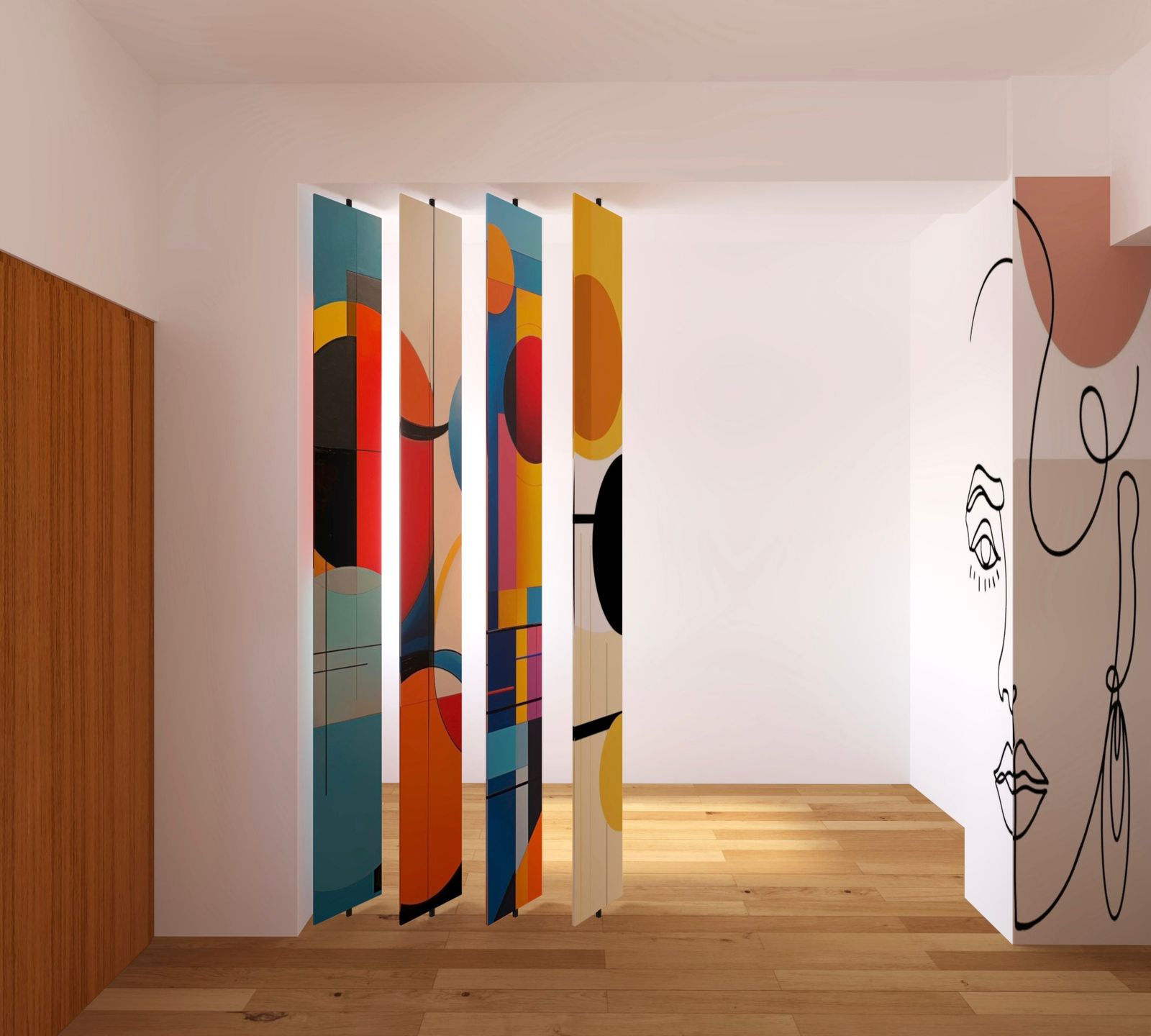 Creative Room Divider Design